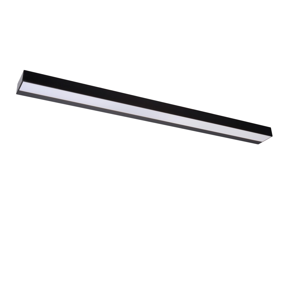 Lucide Badkamer wandlampAlexa 90cm zwart - IP44 - 13W - 04210/13/30